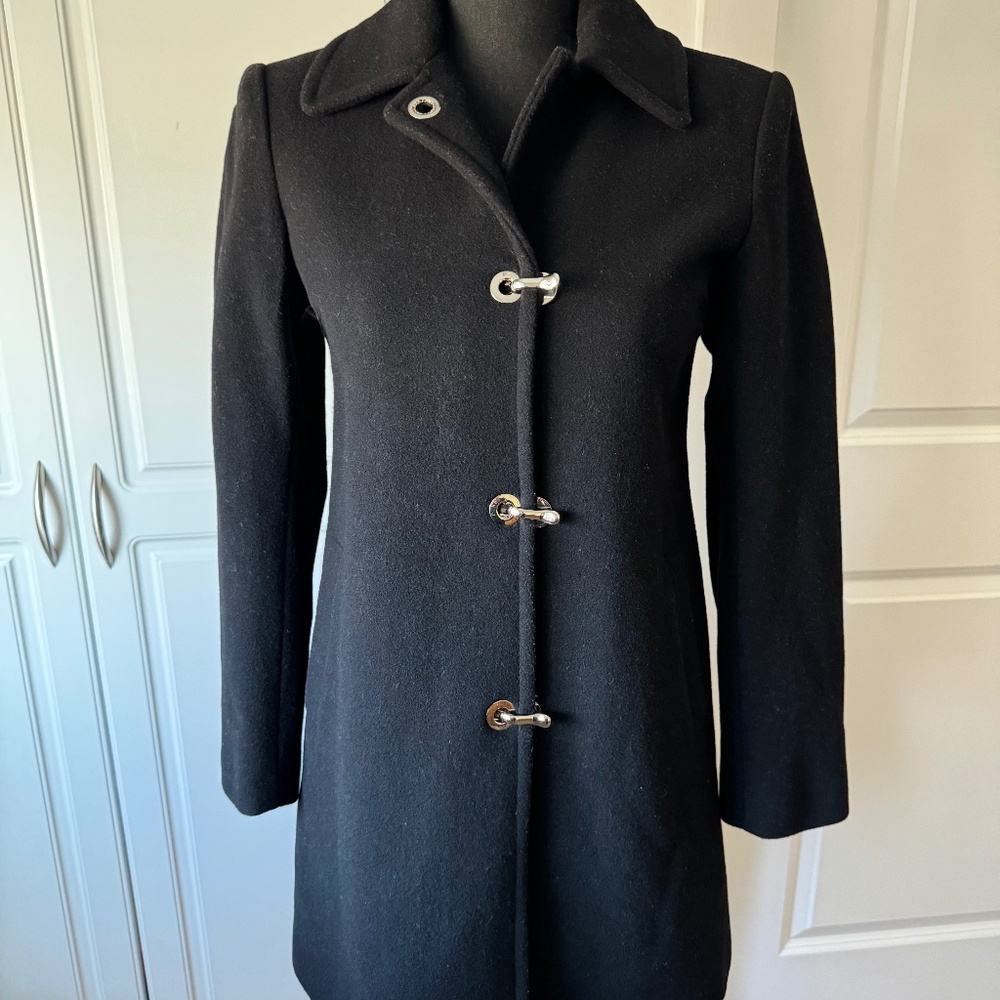Preowned Michael Kors  Wool black coat 2P XS Wool